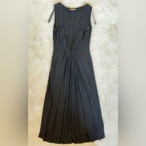 Prada Elegant Black pleated  Evening Dress